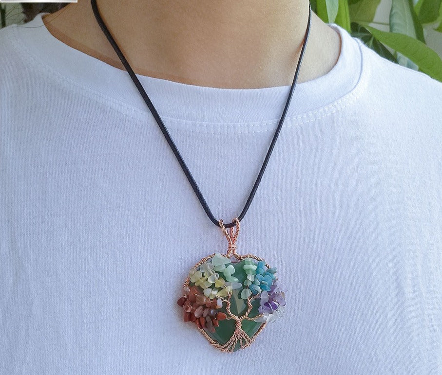 Tree Of Life Stone Necklace