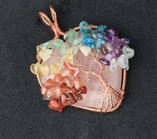 Tree Of Life Stone Necklace - Festigal