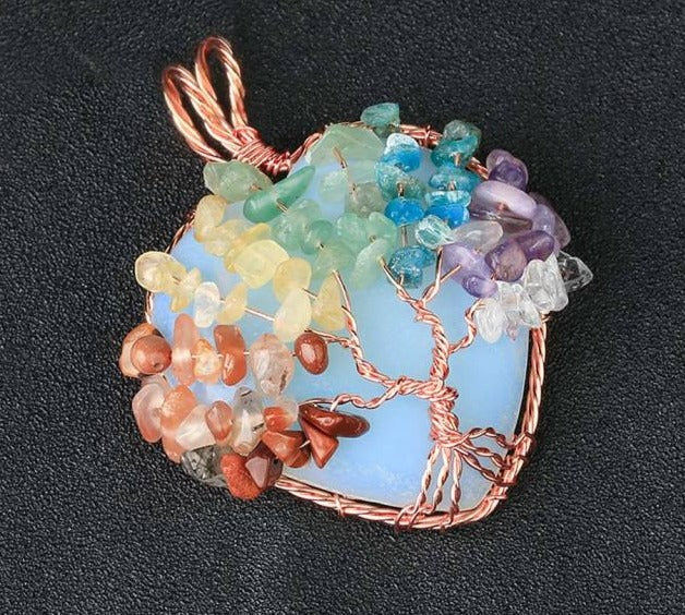 Tree Of Life Stone Necklace - Festigal