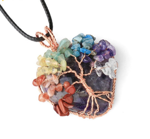 Tree Of Life Stone Necklace - Festigal