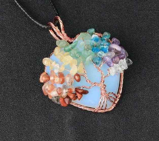 Tree Of Life Stone Necklace - Festigal
