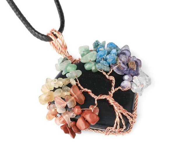 Tree Of Life Stone Necklace - Festigal