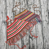 Handmade Crochet Striped Halterneck Top