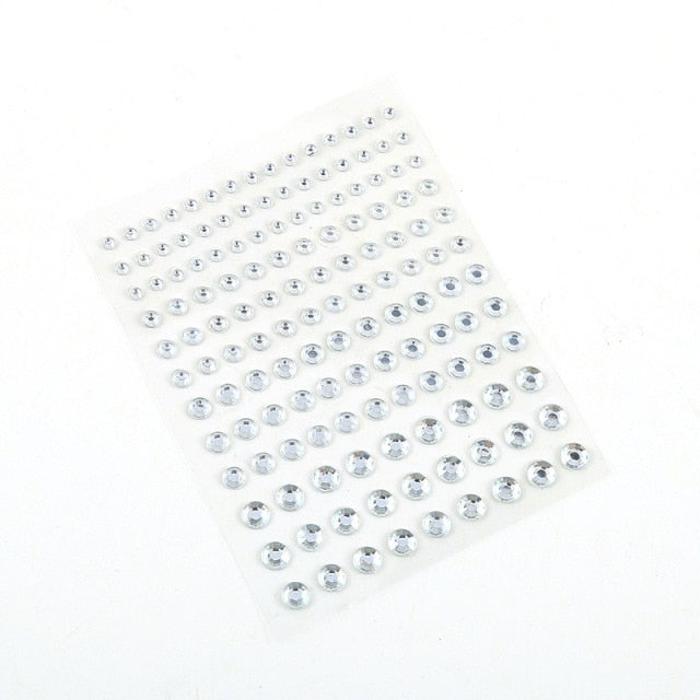 Sparkling Rhinestone Facial Art Stickers - Festigal