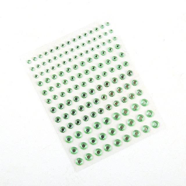 Sparkling Rhinestone Facial Art Stickers - Festigal