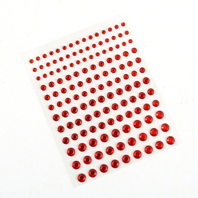 Sparkling Rhinestone Facial Art Stickers - Festigal