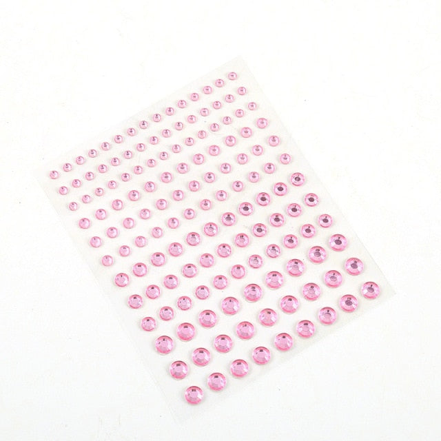 Sparkling Rhinestone Facial Art Stickers - Festigal