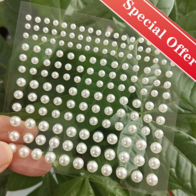 Sparkling Rhinestone Facial Art Stickers - Festigal