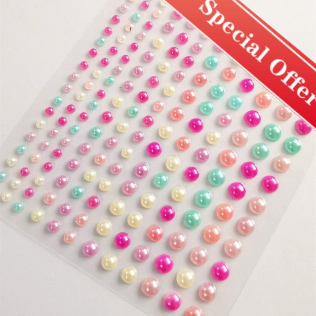 Sparkling Rhinestone Facial Art Stickers - Festigal