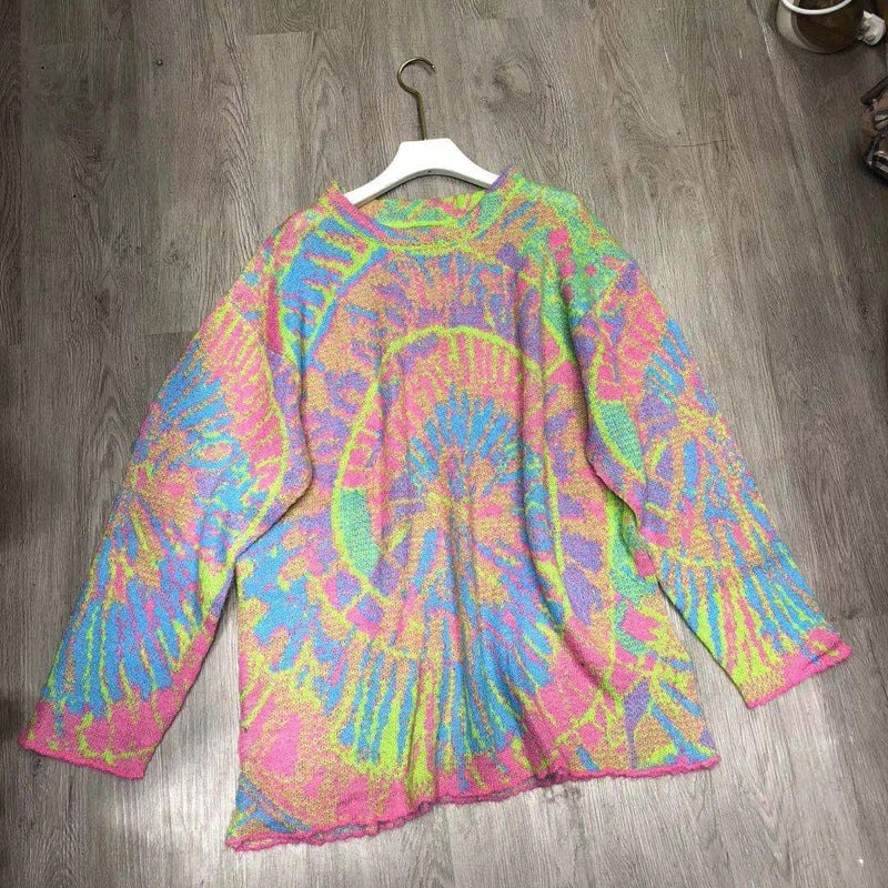 Oversized Tie Dye Sweater - Festigal