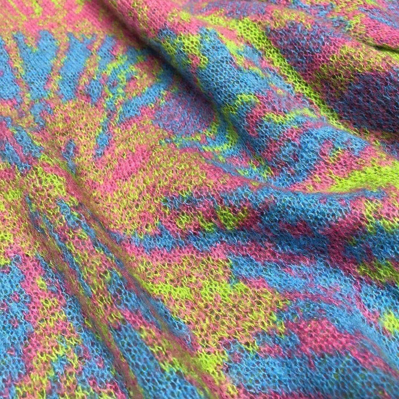 Oversized tie-dye trui