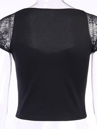 Gothic Corset Style Lace Up Top