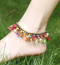 Starfish and Dolphin Anklet
