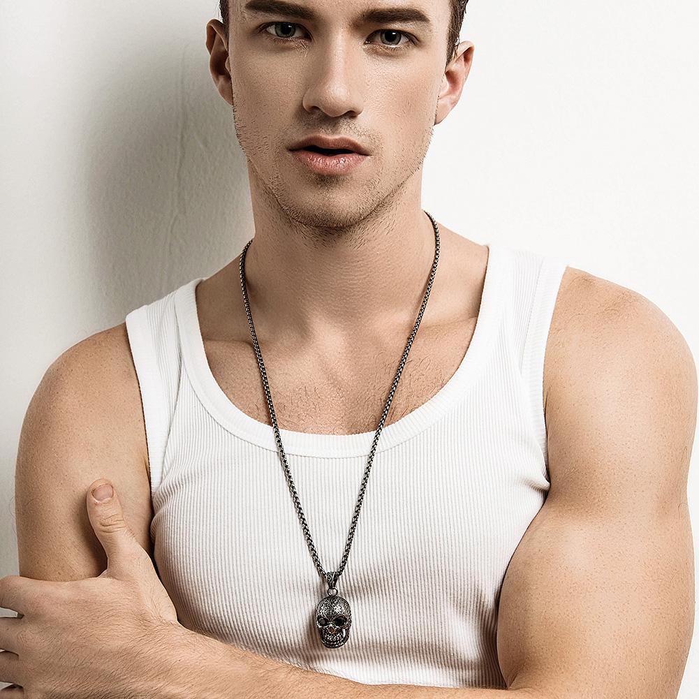 Skull Pendant Necklace - Festigal